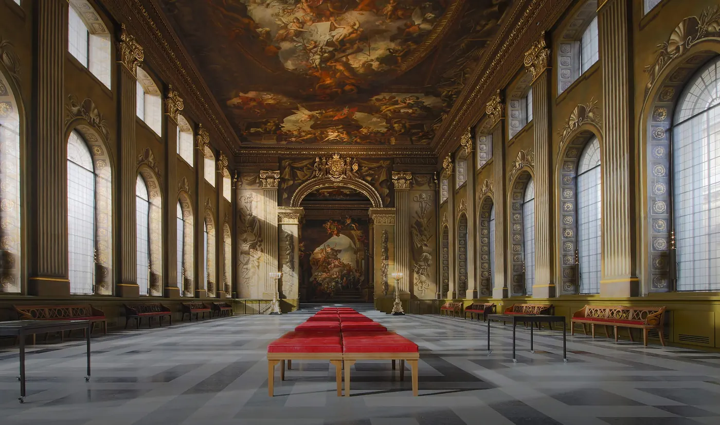 The Painted Hall at the Old Royal Naval College, Greenwich