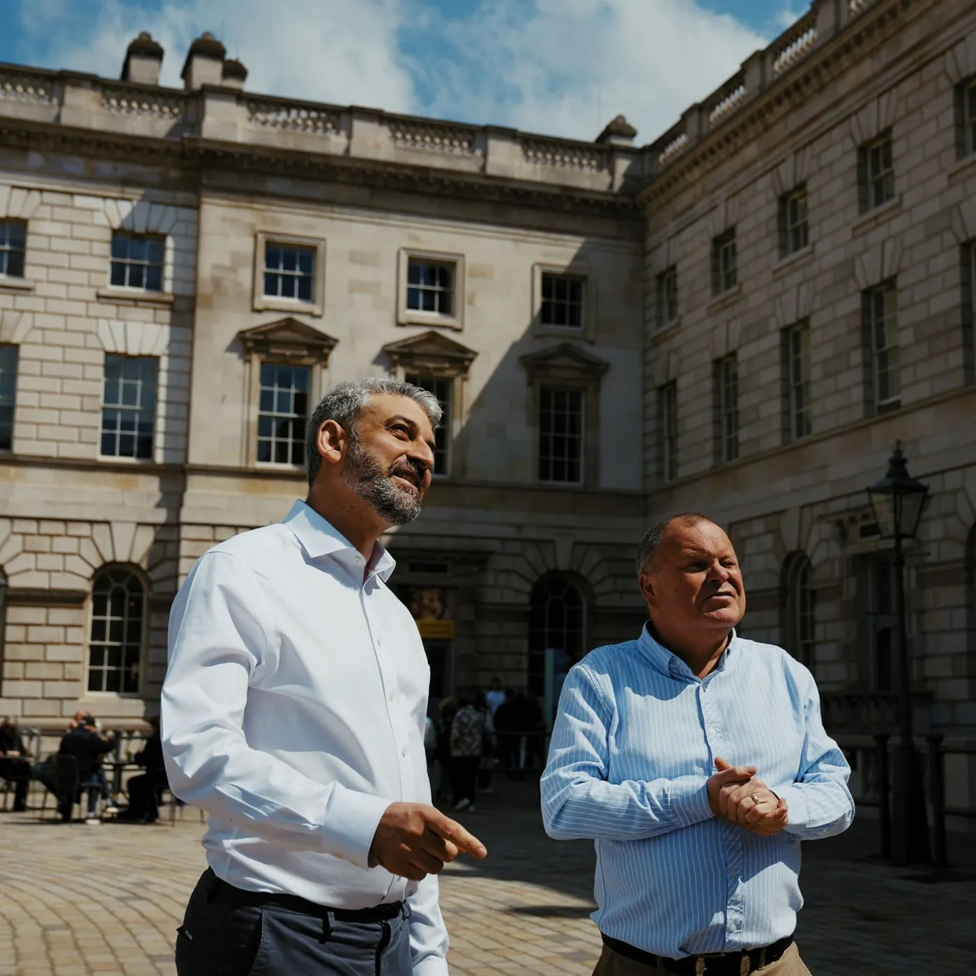 The courtyard at Somerset House